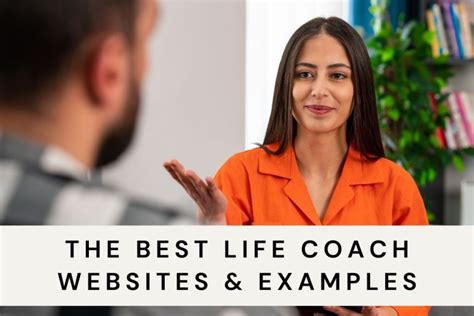 best life coach website examples.